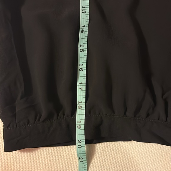 NWT Moon Collection black beaded open back sheer sleeved top. - Picture 12 of 15